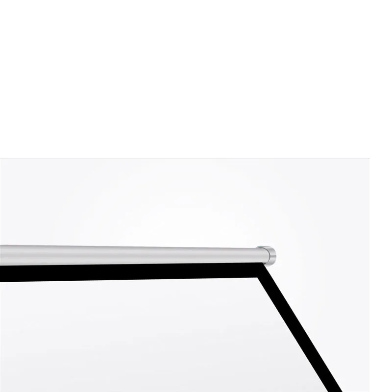 Foldable projector screen 120 projection white fiberglass fabric