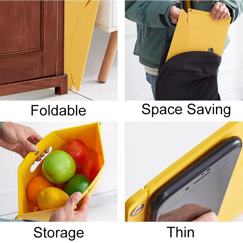 Portable Plastic Multi-Functional Folding Stool for Baby File Storage Basket & Folder Storage Fold Stool