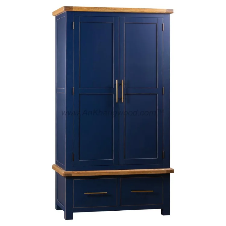 Wood Wardrobe High Quality Modern Design Wood Bedroom Furniture ODM Oak/Pine/Acacia Solid Wood Vietnamese Direct Supply