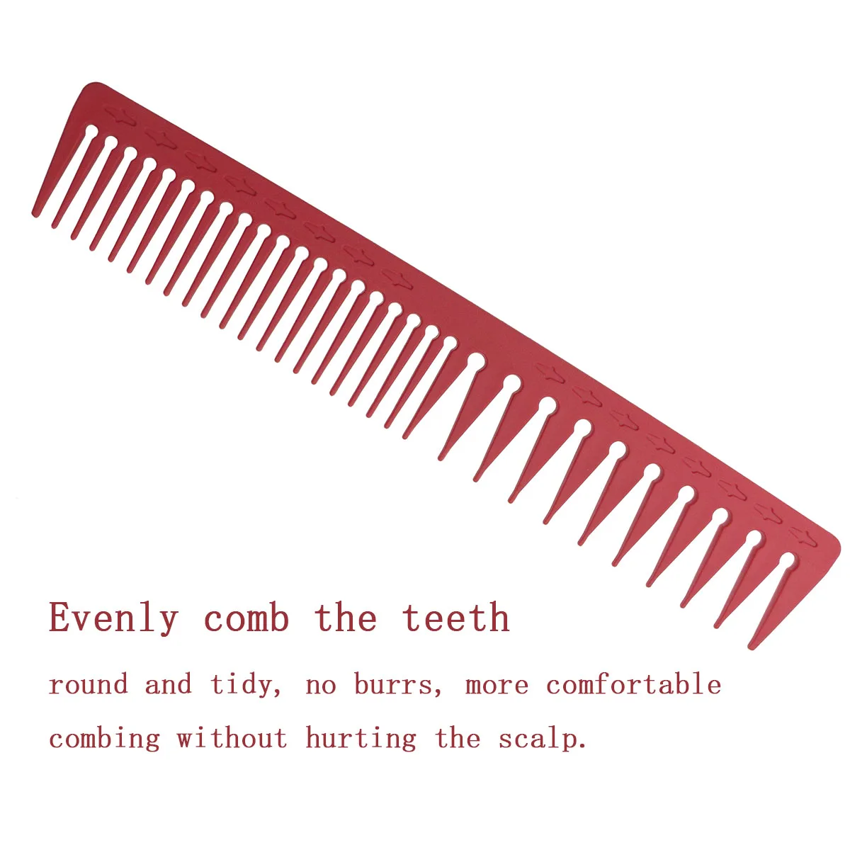 Professional Custom Logo Personalized Wide Tooth Carbon Comb Heat Resistant Salon Antistatic Hair Cutting Comb