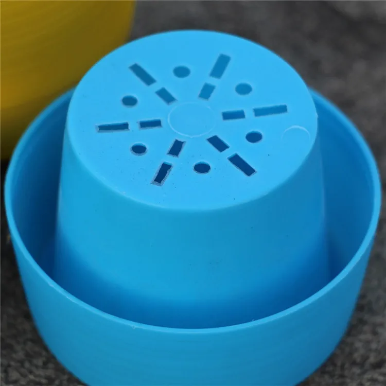 Various sizes of succulent plants small flower mini stone ball pp resin plastic rainbow pot flower