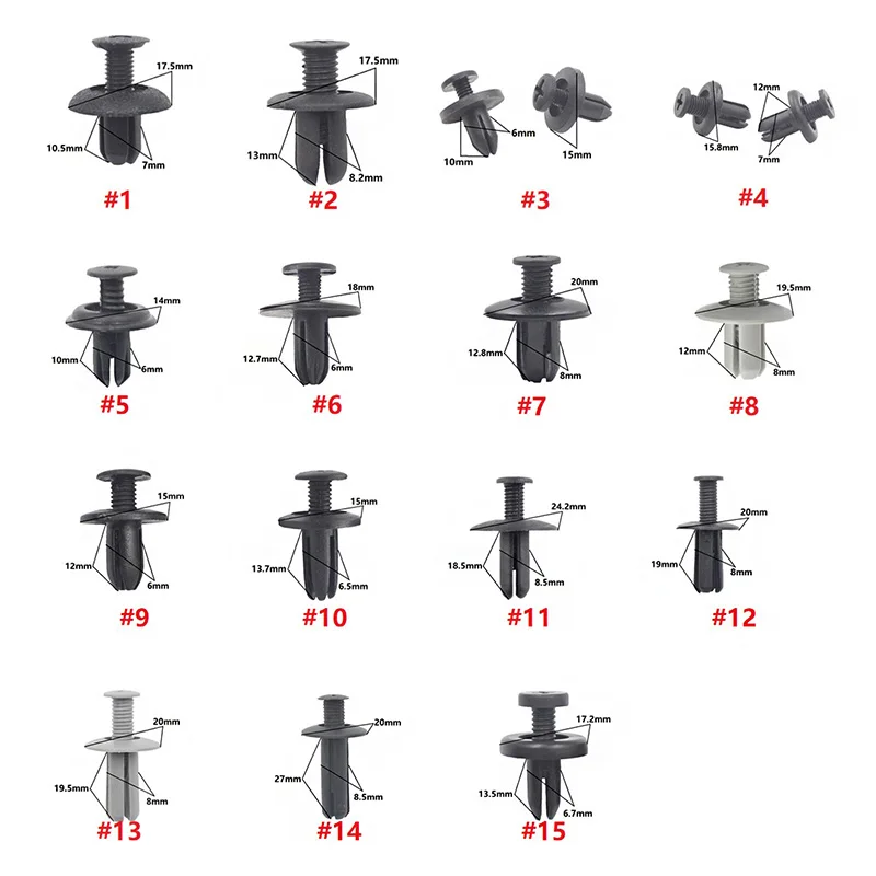 Good quality fastener clips for TOYOTA Alphard/Auris/Avensis/Camry/Corolla/ Fortuner/Hilux/Highlander/Tundra/Sienna