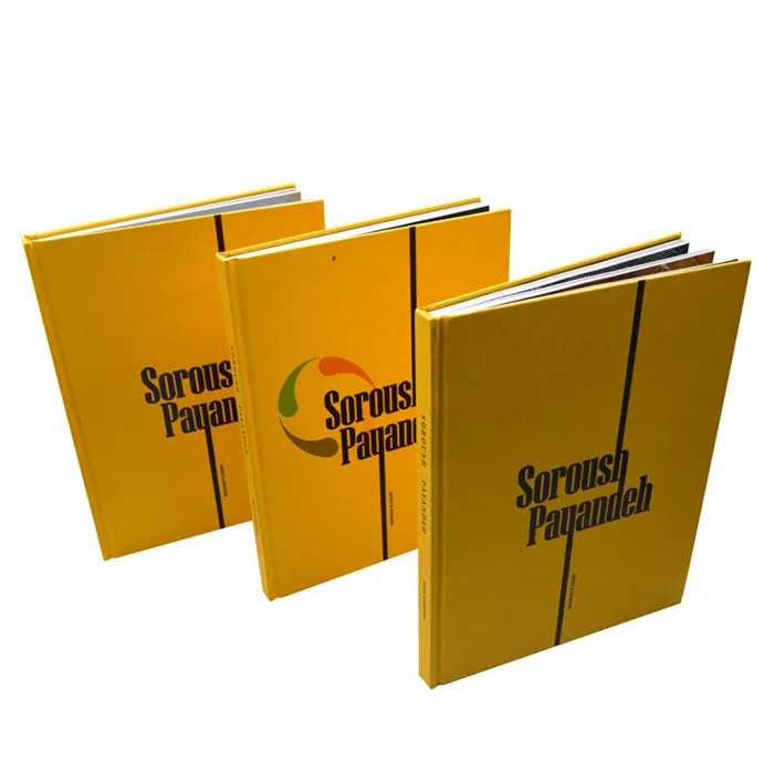 custom full color Pantone color fabric colourful linen hardcover book printing