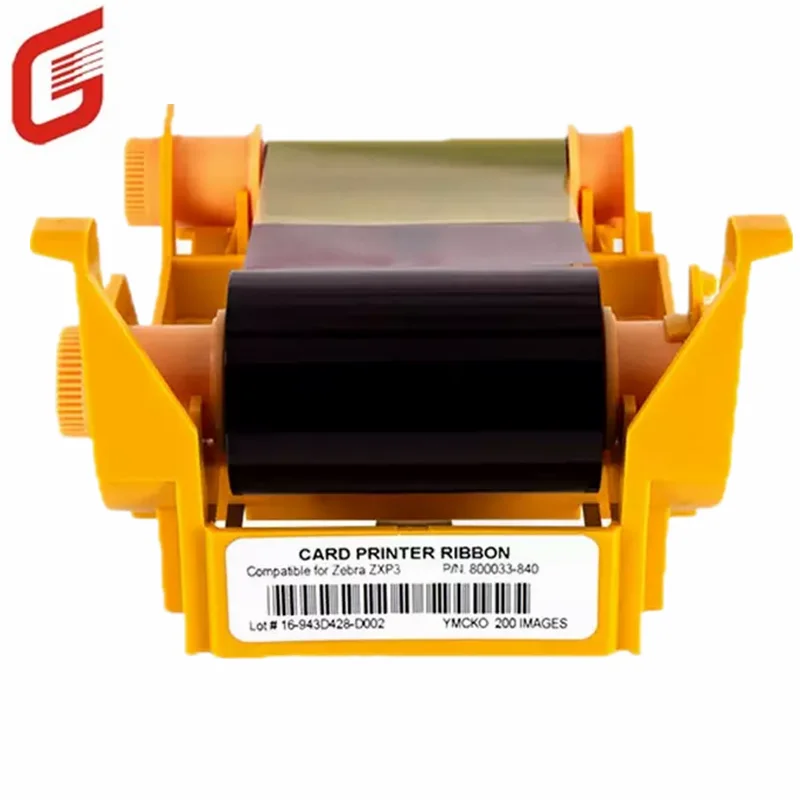 Hot sale 800033-840 YMCKO Compatible Ribbon For Zebra ZXP3 card printer