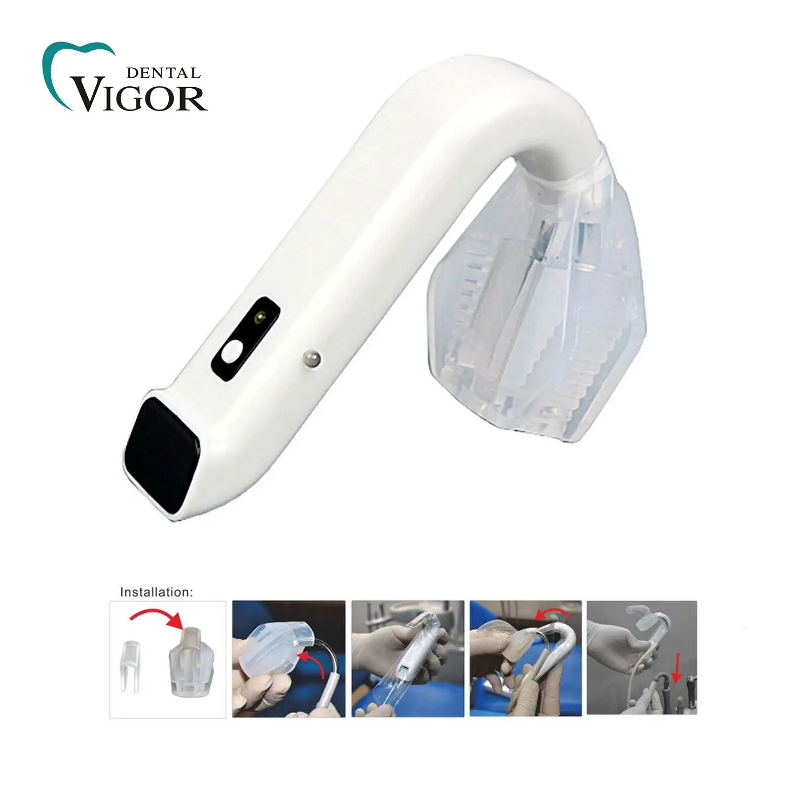 Dental Wireless Rechargeable LED Intraoral Light  Bite Block Oral Illuminator for Dentist Lighting System
