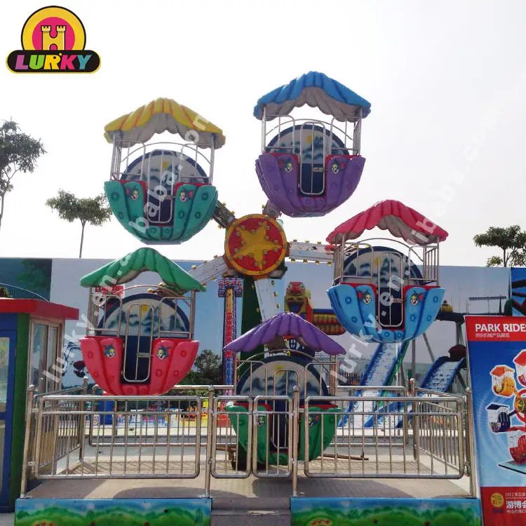 both kids and adults can play small ferris wheel rides for indoor and outdoor playground, theme park rides