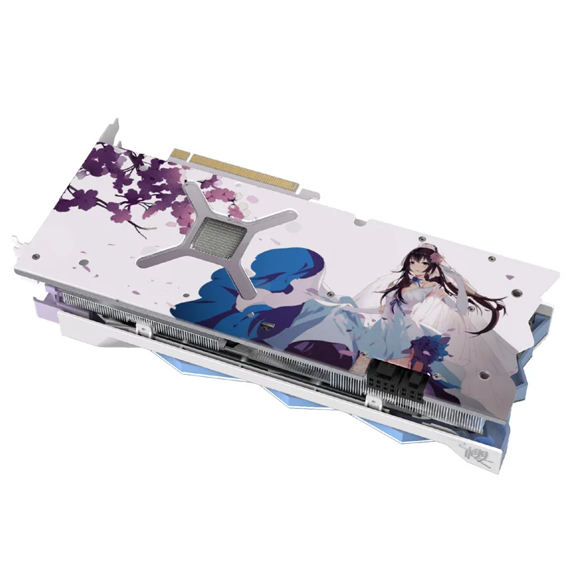 Фирменная Новинка YESTON SAKURA RX6750XT-12GD6 видеокарту украшенное мозаикой из драгоценных камней 12 Гб GDDR6 RX6750 XT видеокарты