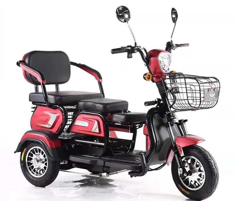 New e-trike pedicab 3 wheel bicycle bike Elderly Electric Tricycles Cheap Adult Three Wheel Electric Tricycle
