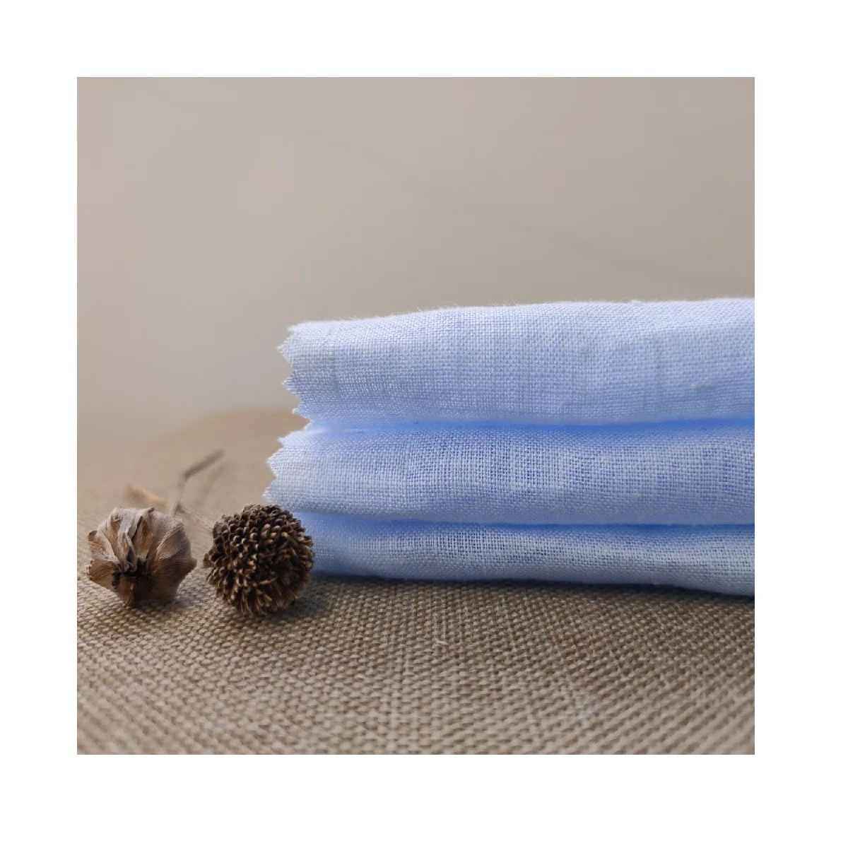 HOT SALE 100% organic hemp woven fabric white 118 GSM for shirt wholesale