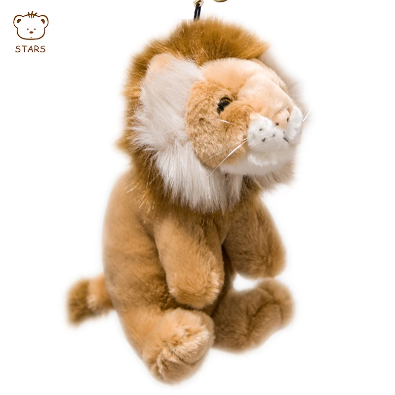 Plush lion keychain custom various design animal