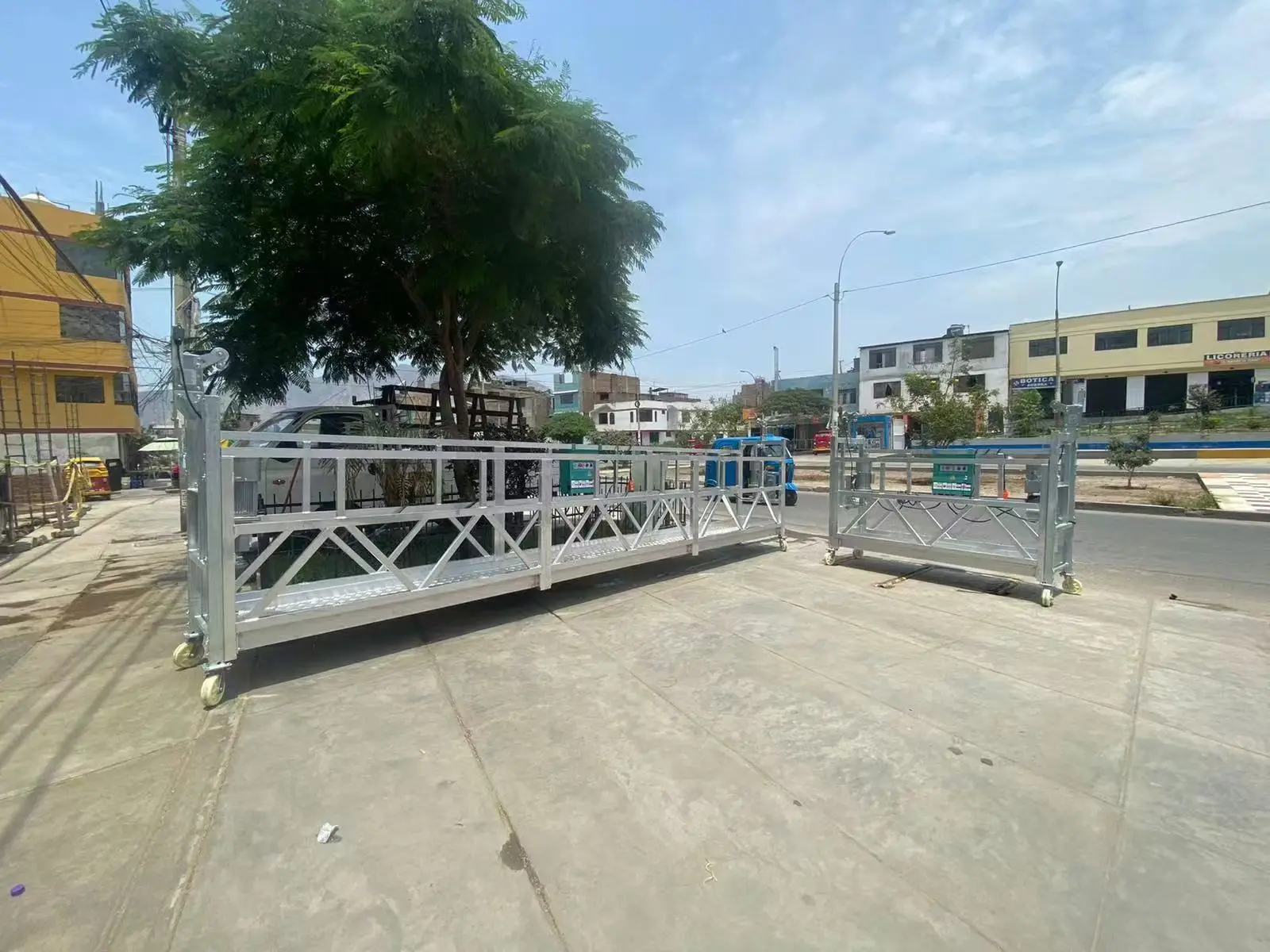 Wholesale private label facade cleaning cradle modern design swing stage scaffolding gondola