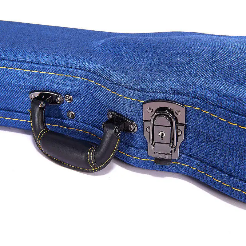 Guitar Hard Case Classical Acoustic Guitar Tweed Cover Ukulele Hard Case 24 Inch Guitar Cases