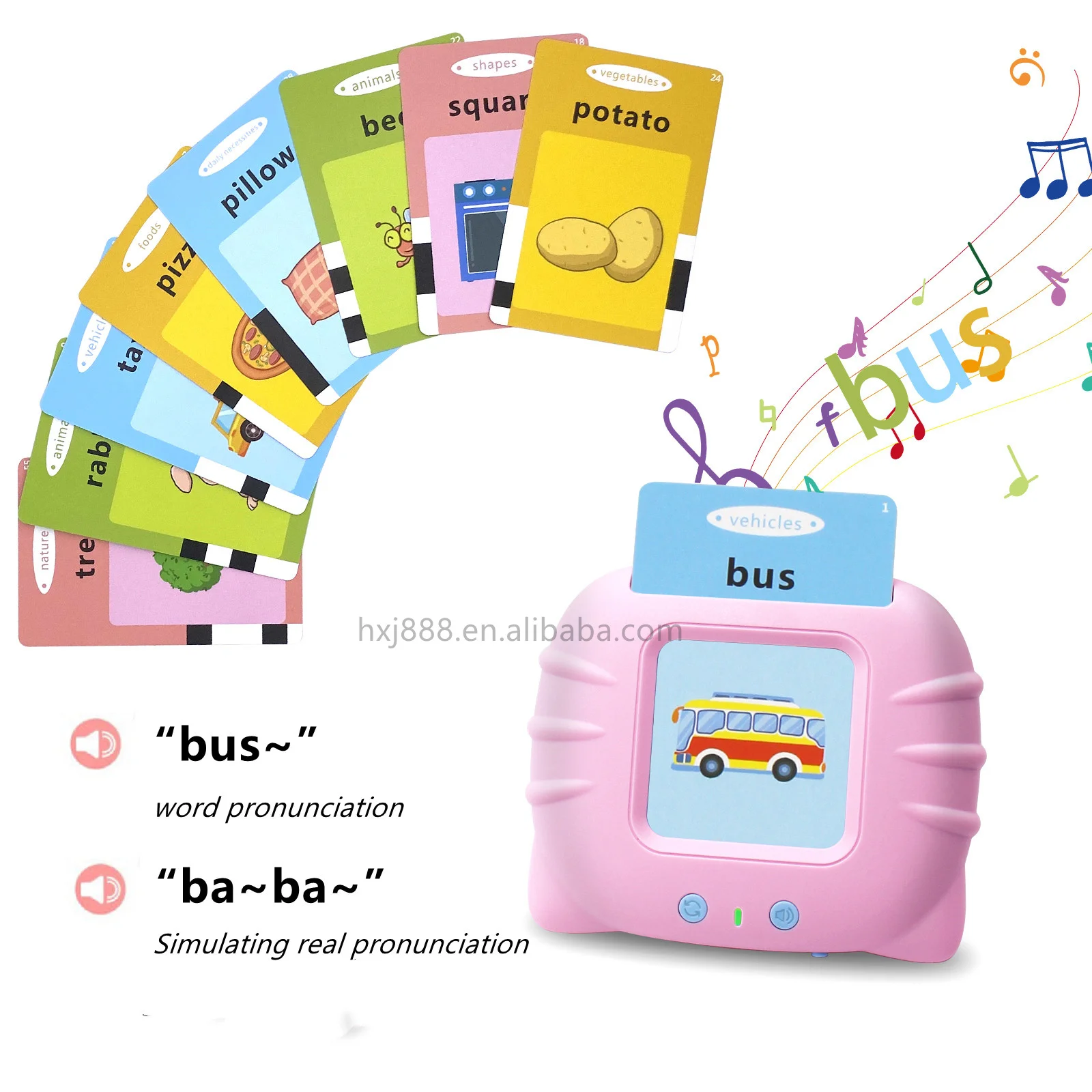 low price children early language educational card learning machine 2021 hot selling children branded educational toys