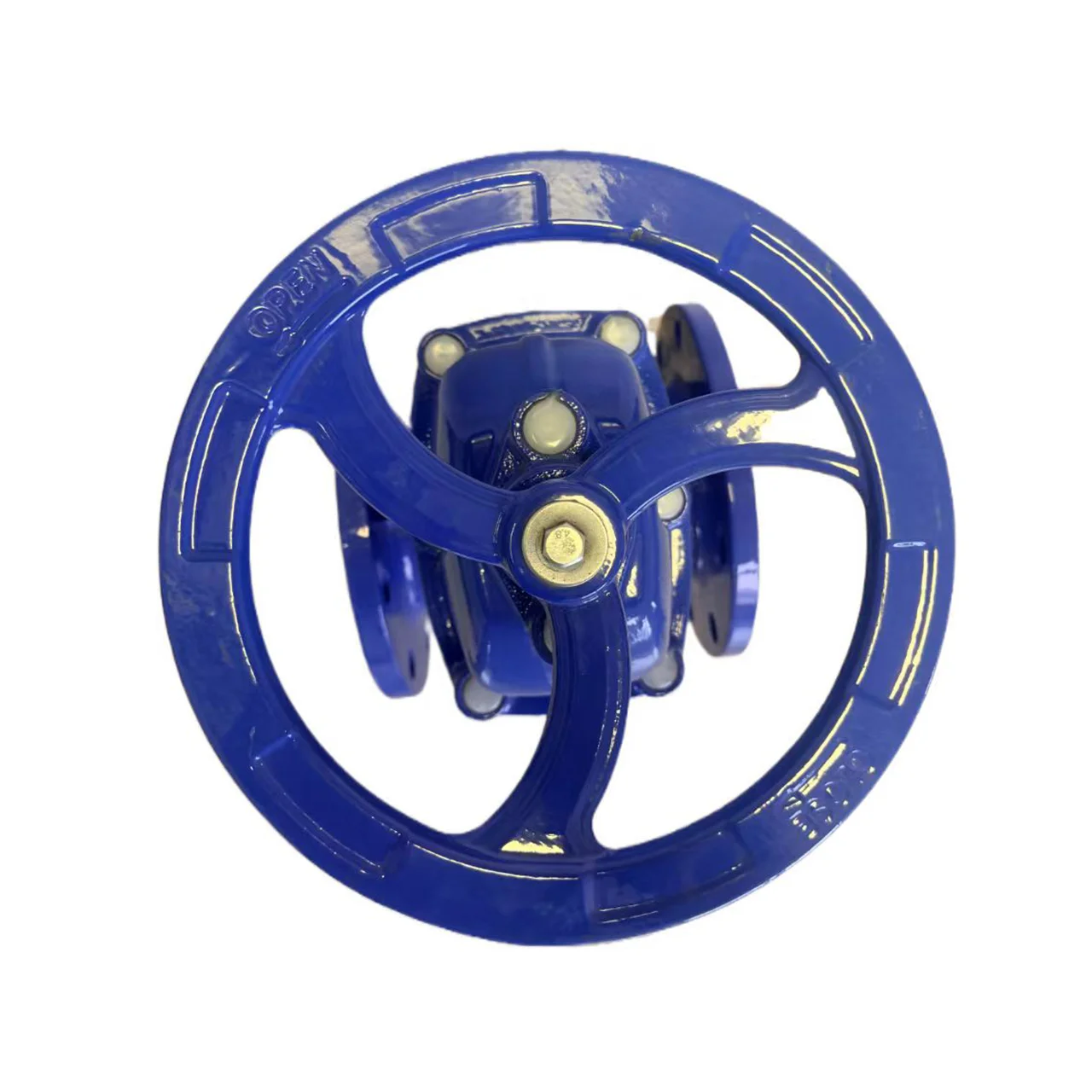 Задвижка чугунная фланцевая ручная Z45X-16Q стандарт UK для воды 1 порт от производителя