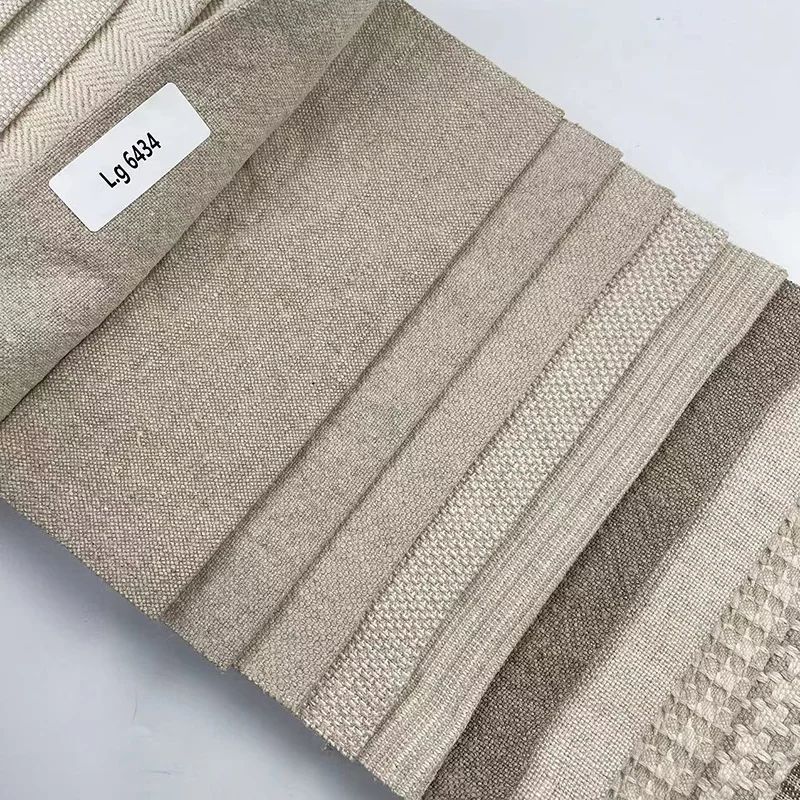 Wholesale high quality natural material 100% linen fabric upholstery for sofa fabrics