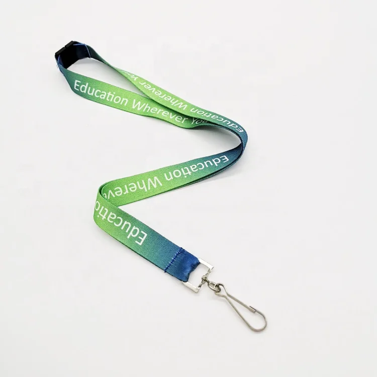 Lanyard Factory Direct Sales heat transfer Lanyards Breakaway Clip With Logo