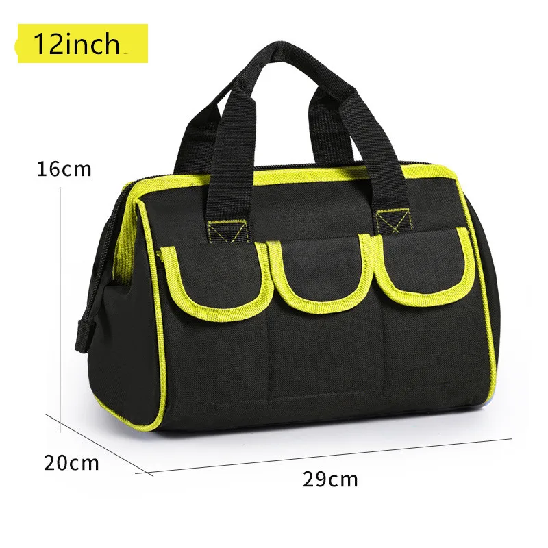 Wholesale Electrical Drill Tool Kit Bag 12/14/17/19 inch Electrician Bag Oxford Waterproof Maintenance Tools Storage Toolkit