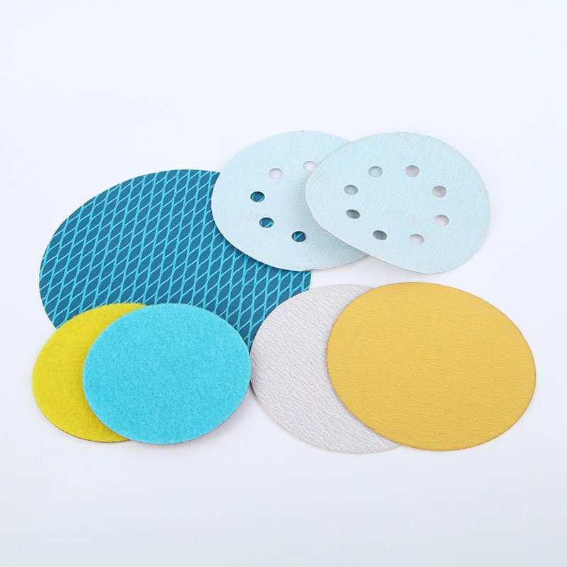 round garnet disc sandpaper 8 holes sand paper abrasive