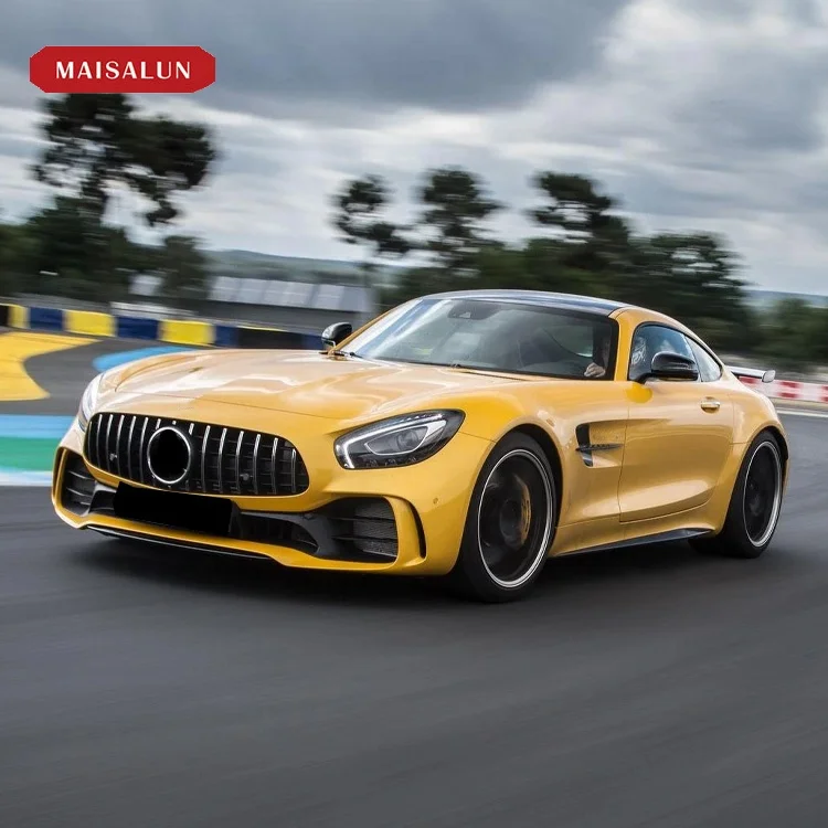 Wholesale Car Spare Parts Car Bumper Bumper Rear Spoiler Fiberglass Upgrade to GTR Style Caron Fiber Bodykit For BENZ AMG GT