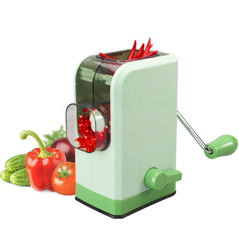 Kitchen manual hand operated small multifunctional plastic meat grinder