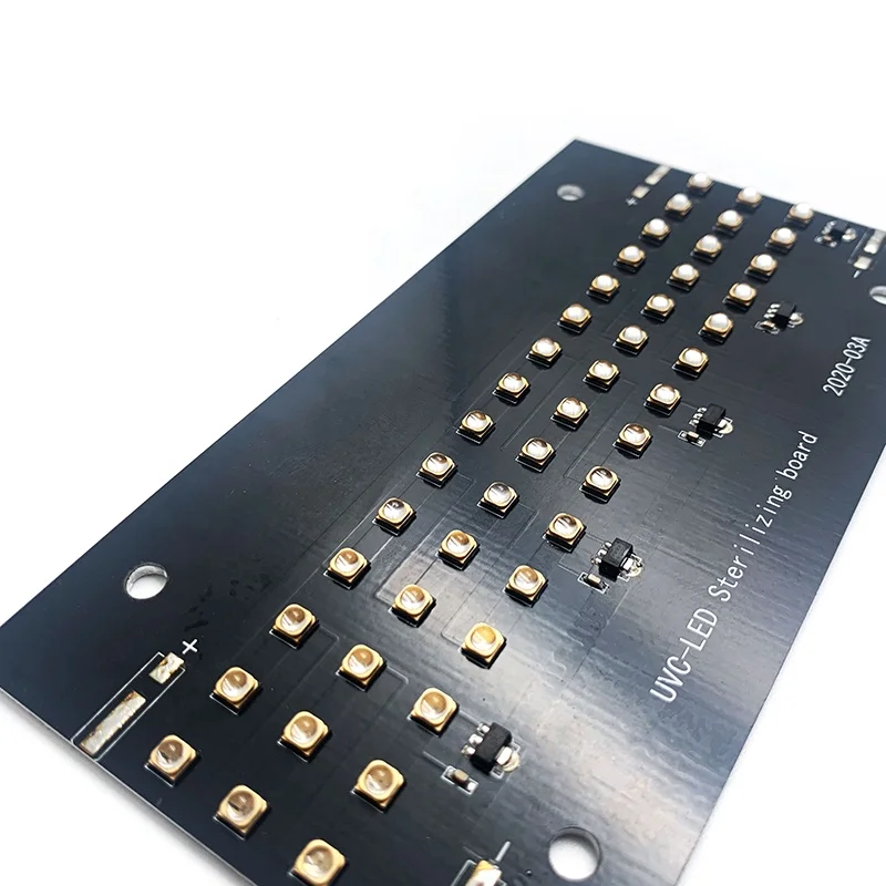 Высокоизлучающая мощность UVC 60 Вт светодиодные платы UVC UV светодиодный свет PCB индивидуальный глубокий 265 нм 60-80 мВт 15 -10 - 40 глубокий Ультрафиолетовый 10000