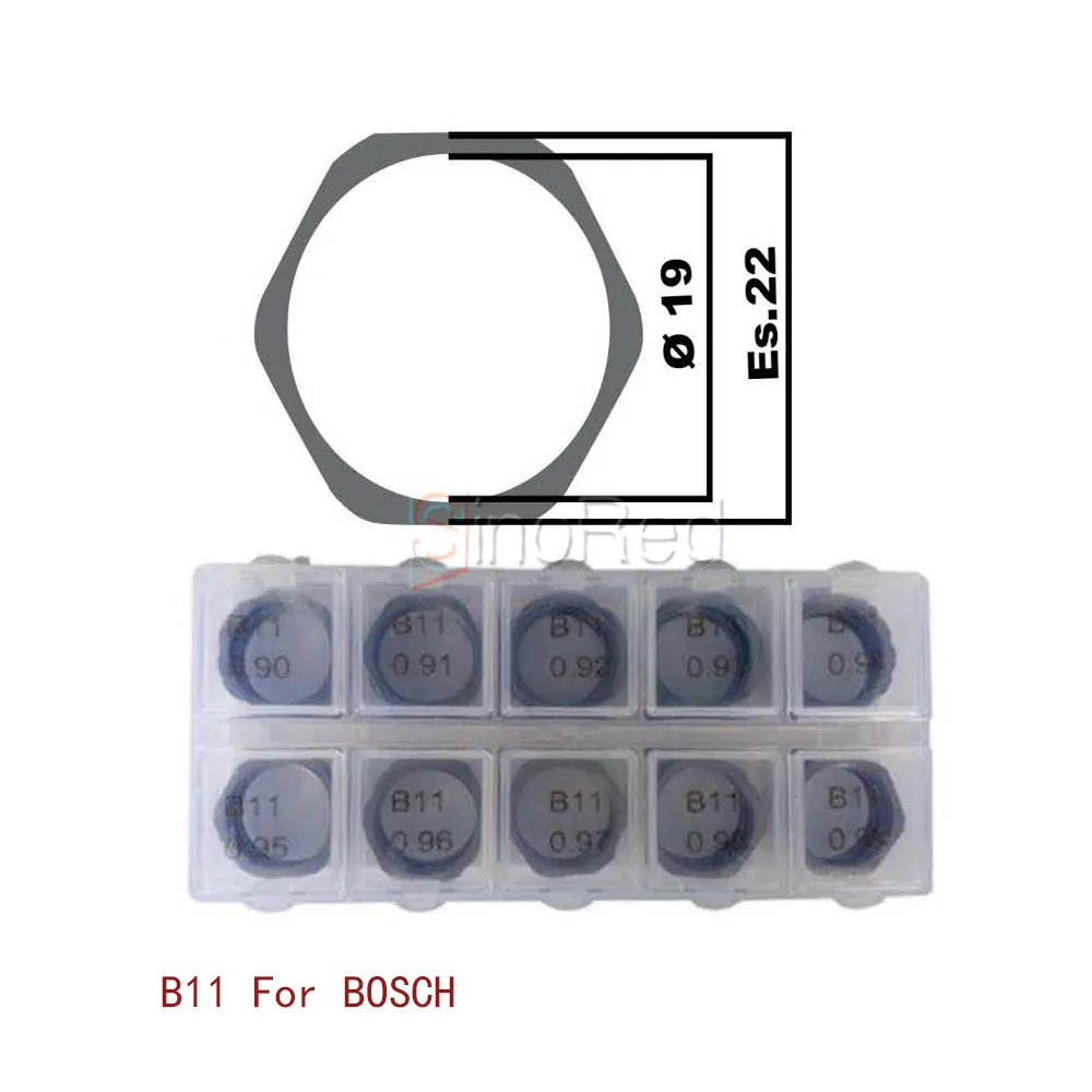 Best Adjusting Shim B11 For BOSCH THK0.90-1.50mm 610 PCS  for Diesel Injector Overhaul and Gasket Kit replace