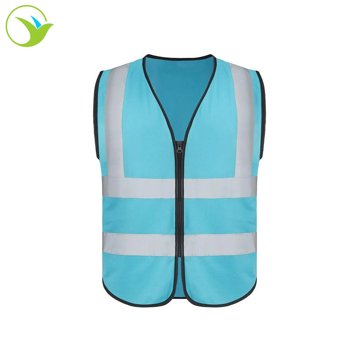 
Promotion zipper pockets yellow ansi 2 class reflective rescue jacket vest roadway high visibility safety reflection vest 