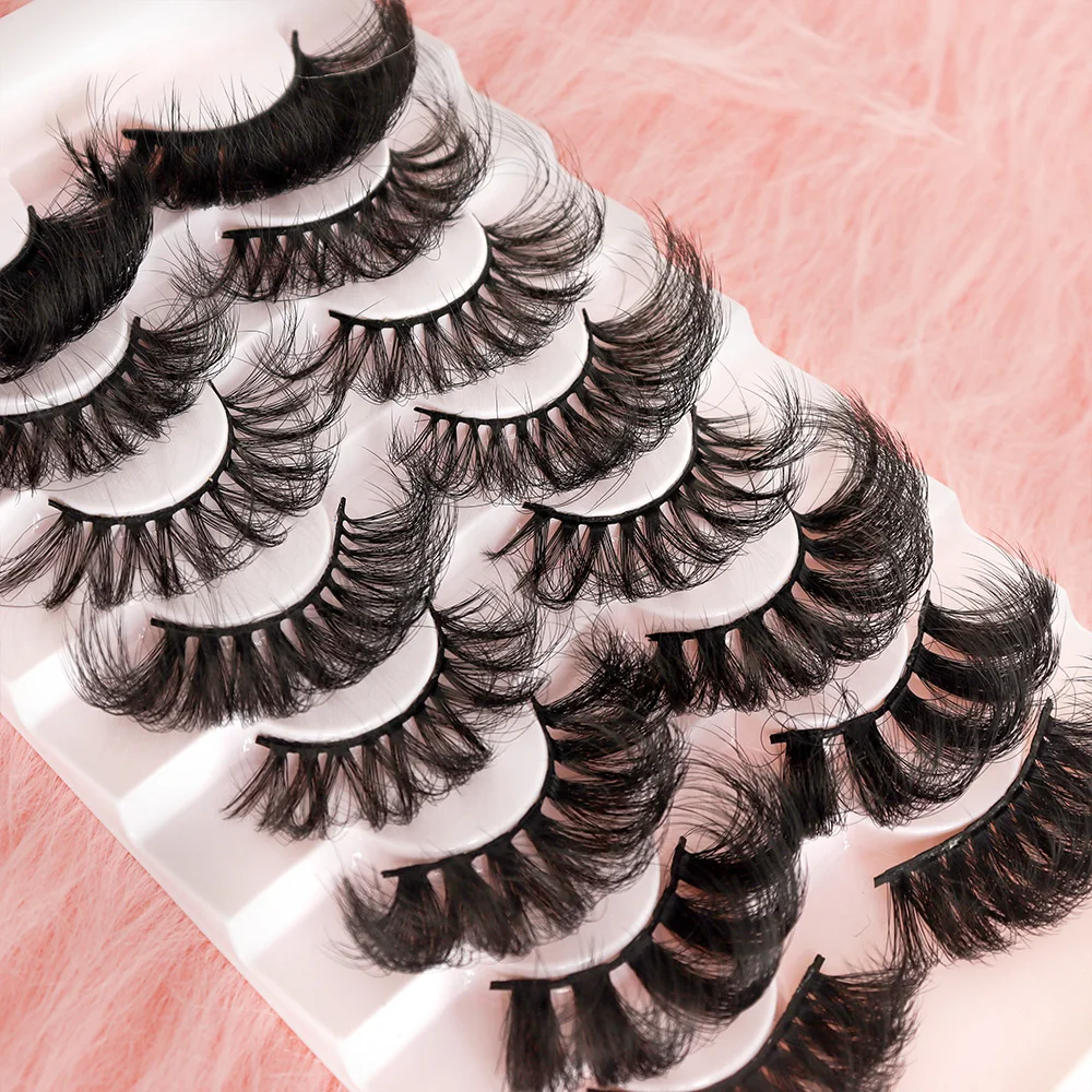 25mm Mink Eyelash Custom Logo Eyelash Case 3D Real Mink Lashes Box 3D Wholesale Vendor Custom Fluffy Eyelashes