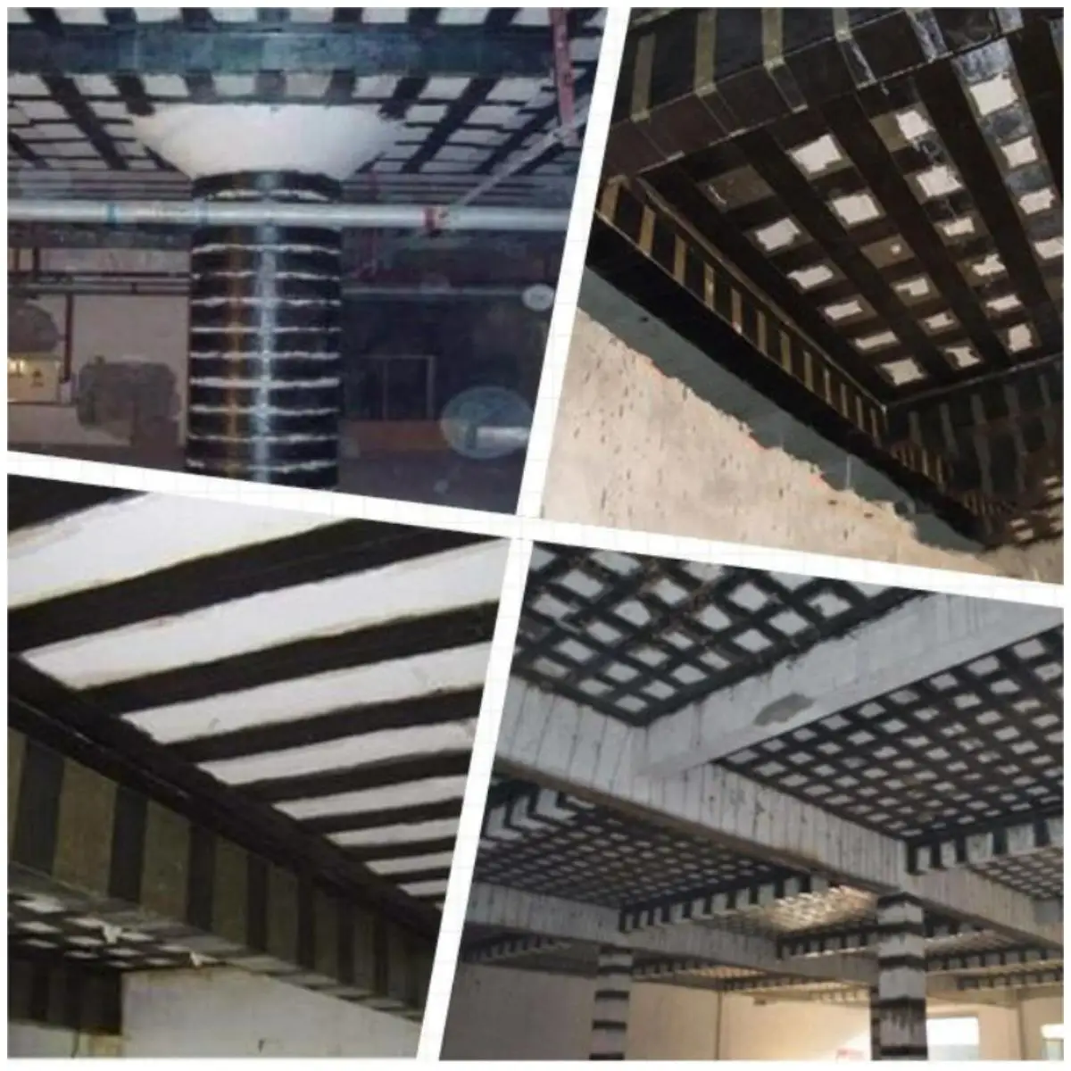 12K 200g 10mm   carbon fiber cloth, construction bridge reinforcement, concrete crack repair