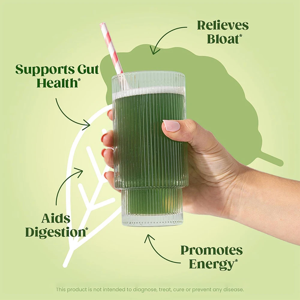 OEM/ODM Natural 100% Pure Organic Gut Health Green Superfood Drink Green Superfood Organic Moringa Powder