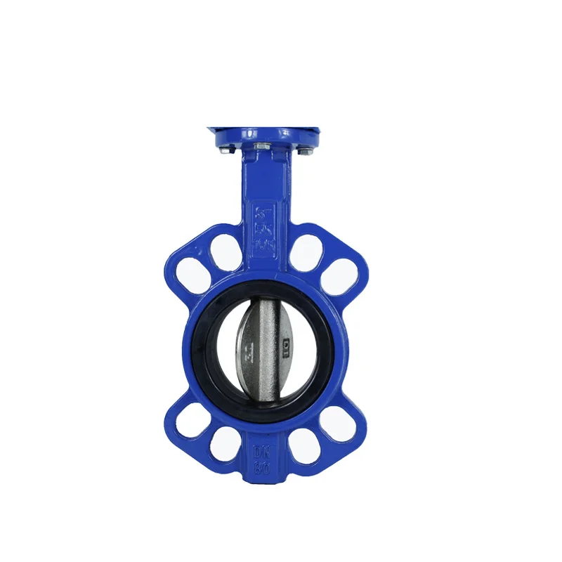 High performance IP67 waterproof Cast Iron Wafer Motor Motorized Control Actuator Electric Butterfly Valve Export to Russia