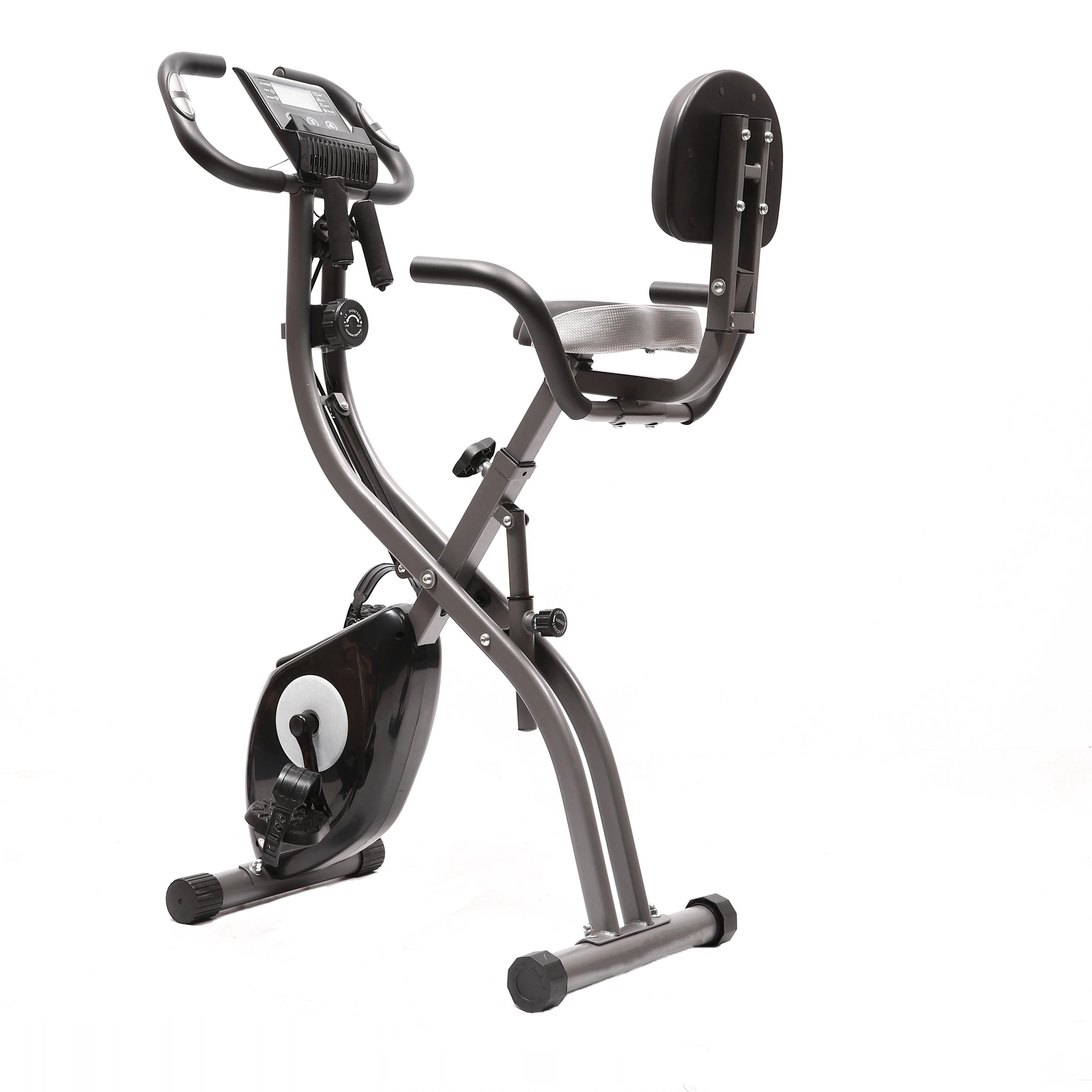 Magnetic Folding Exercise Bike Home Gym Cycle For Indoor Fit Training Stationary Cardio Xbike