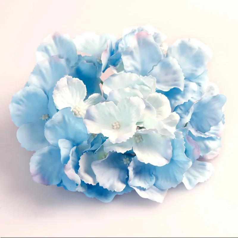 Wholesale Blue series artificial flower for wedding decoration  blue silk flower