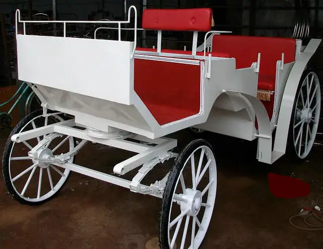 Victorian Horse Carriage Pumpkin Tourism Horse Drawn Cart Cinderella Saddle Carriage With High Hood