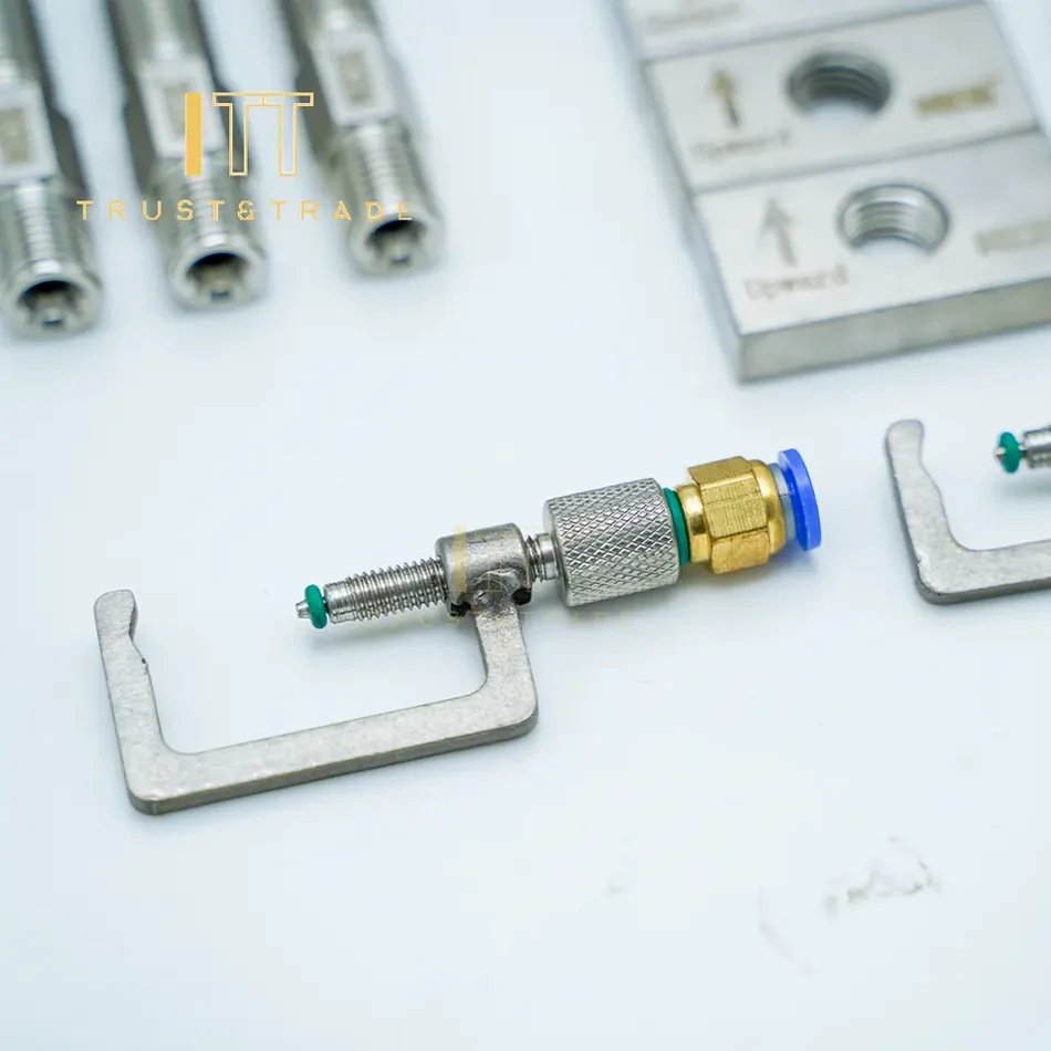 Универсальный держатель W02 для инжектора, инструменты для инжектора дизельного топлива, крепежные адаптеры