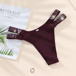 Sexy Women Triangle Padded Bra Push-up Throng Swimwear Bikini Solid White Black Blue Brown Swimsuit Bathing Suit