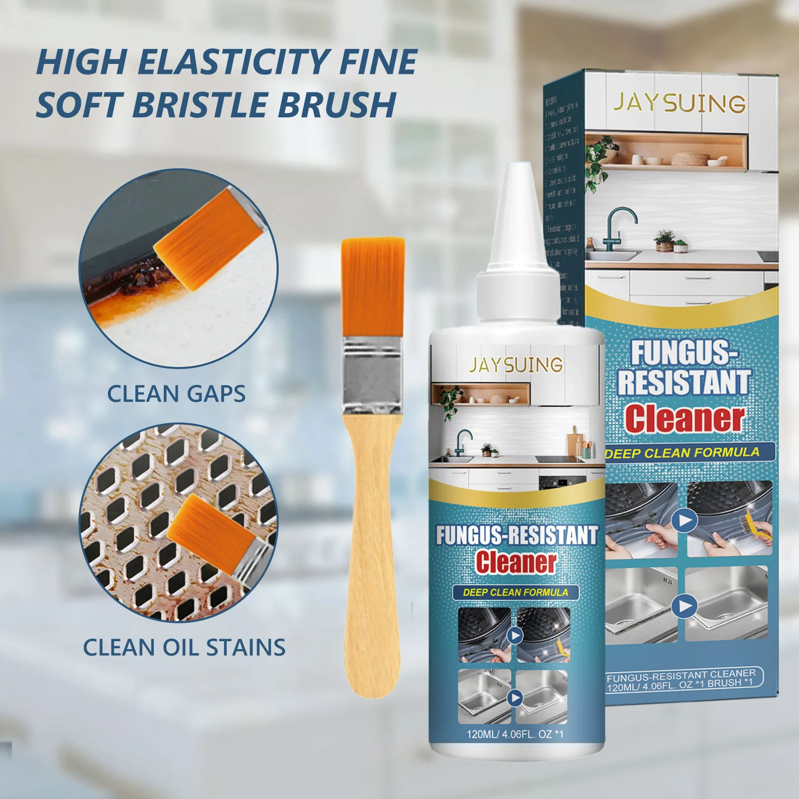 Wholesale Jaysuing Household Powerful Mold Stain Cleaner Gel Anti Fungal Mold Mildew Remover Paste