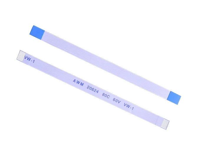 0.5mm Pitch Power Switch Cable Flexible Flat Ribbon FFC AWM Extension Cord Cable For Laptop Pins On The Same/ Different Side