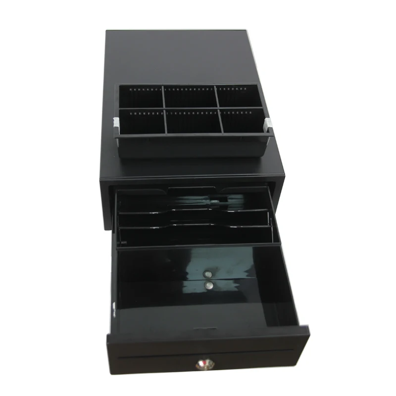 Retail Business Usb Plastic Cash Drawer A4 Paper Size Mini Cash Drawer
