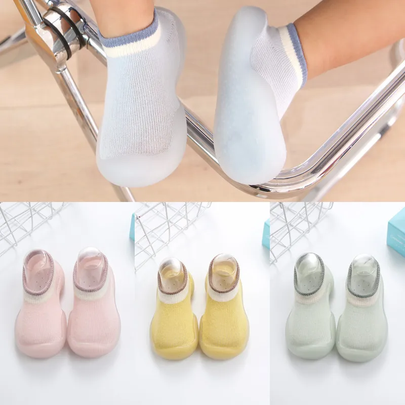 Wholesale Baby Floor Shoes And Socks Rubber Soled Lightweight Newborn Soft Soled Toddler Shoes