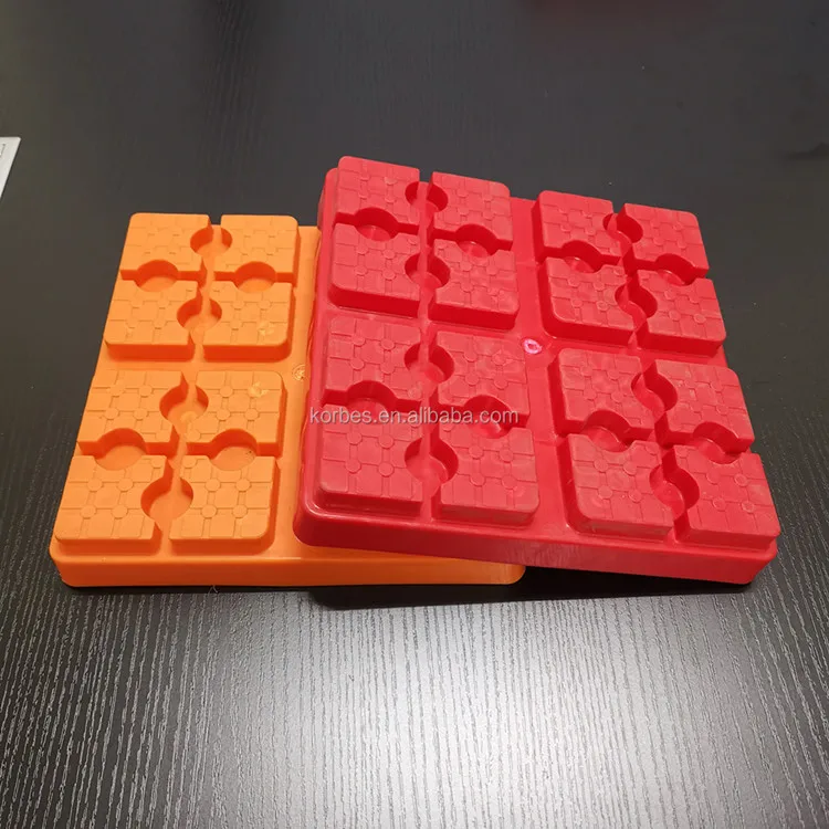 Пластиковые выравнивающие блоки, подставка, спасательная площадка для путешествий, прицепов, кемперов, грузовиков, 4 шт. в пакете