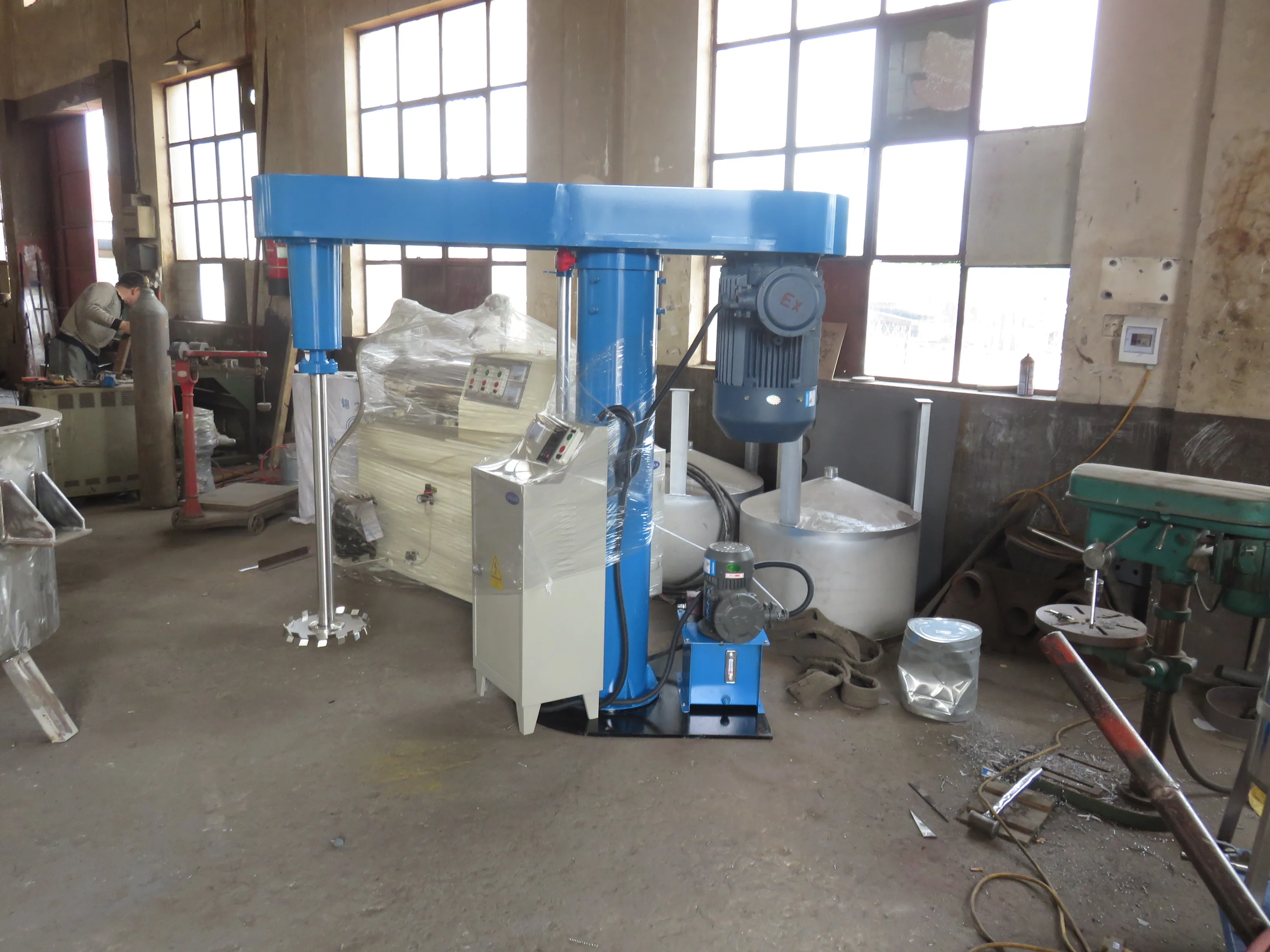 liquid mixer industrial disc vacuum lab disperser blade paint disperser ross pigment 2000 computer paint mixing machine