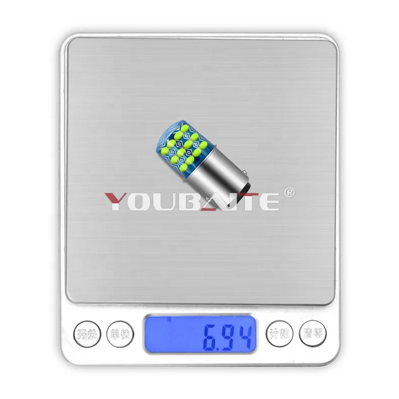 Motorcycle brake light bulb 1157 cob 24smd 12V white 1156 flash BAY15D double contact Strobe led lights for motorcycle