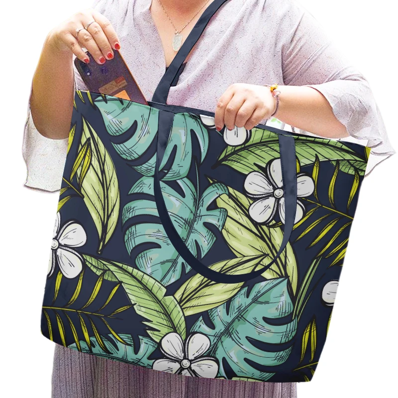 Custom Extra Large Waterproof Splash Proof Dupont Paper Zipper Beach Shopping Tyvek Tote Bag With custom pattern and logo