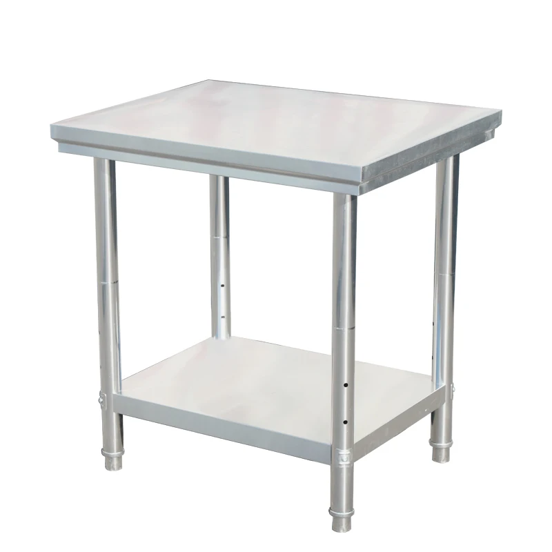 Stainless Steel Work Table Metal Commercial Worktable Kitchen Prep Table Workstation