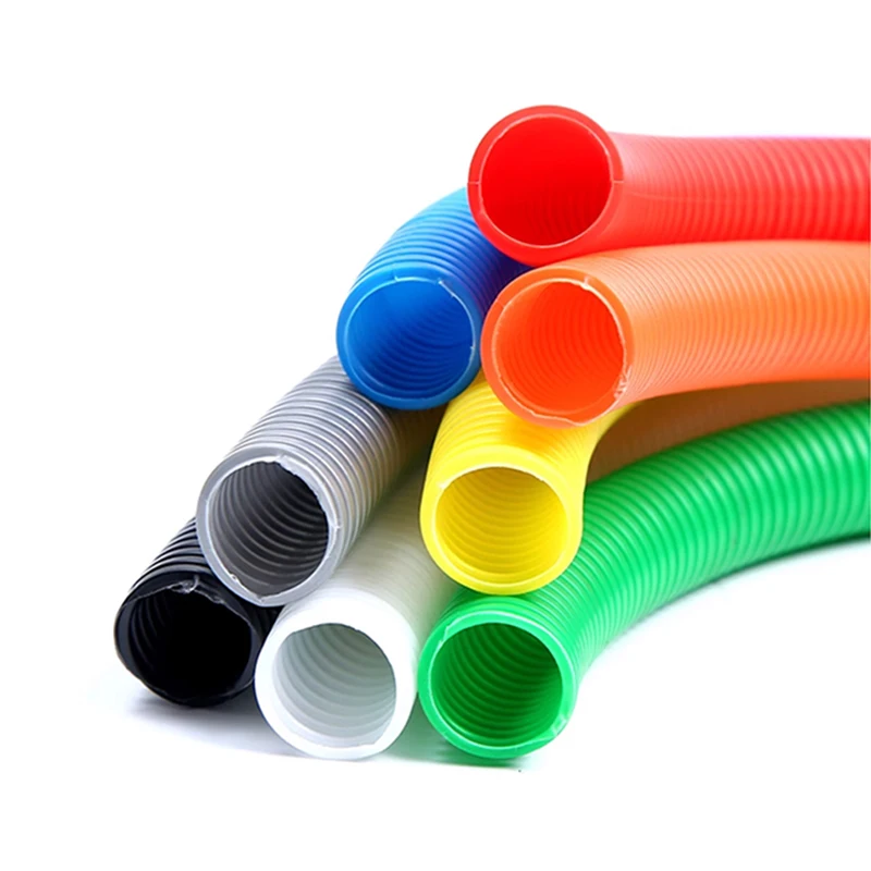 Трубопровод 1/2 сверхмощный гофрированный 3/4 Gi ПВХ 20 мм Черный гофрированный белый  Гофрированные Трубки Ткацкого Станка