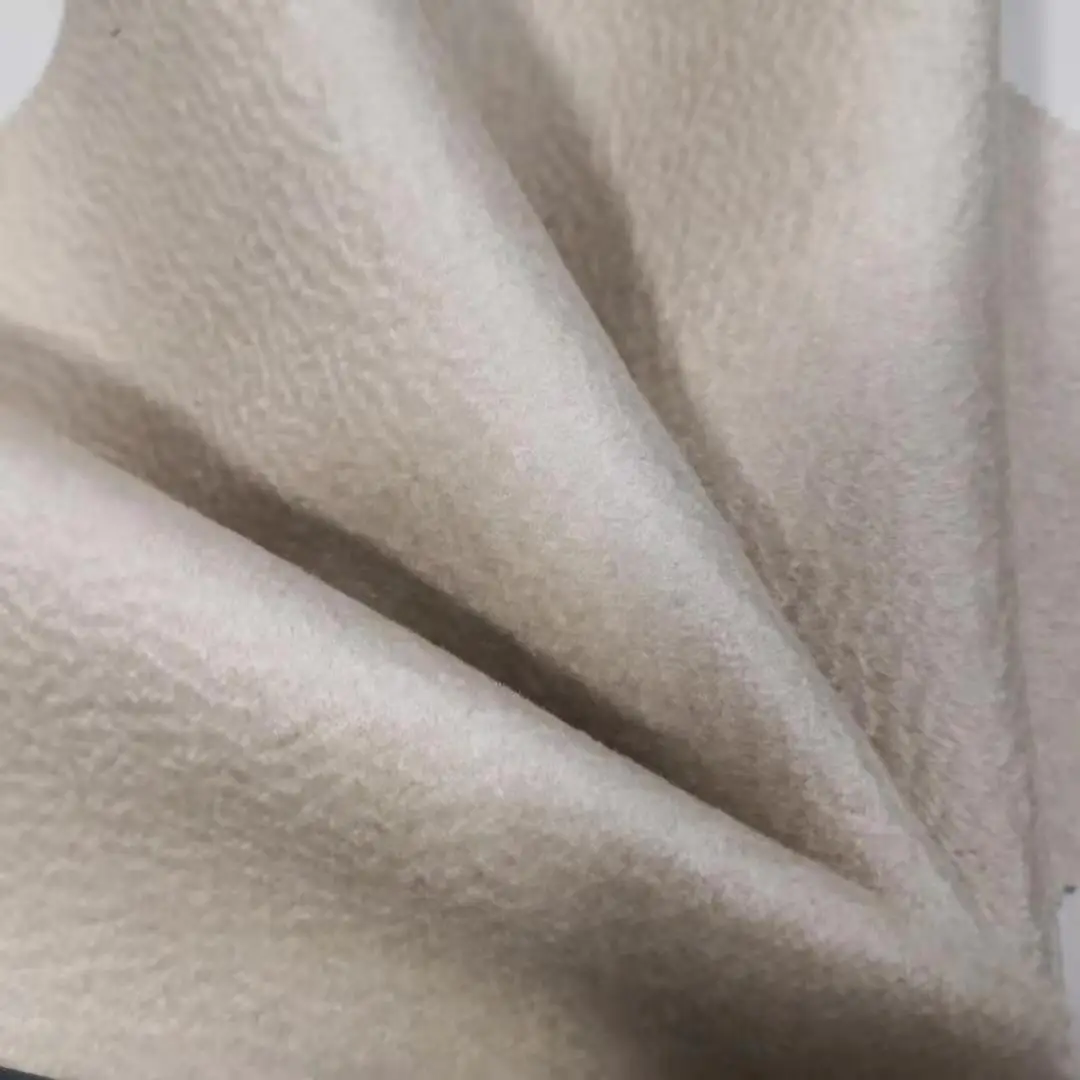 In stock quick shipment Warm Textiles 533gsm 100 Camelhair Water-Waved Fabric Clothes Plain