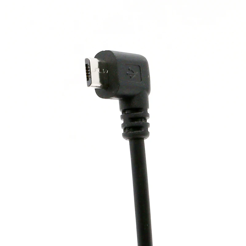 Прямоугольный локоть micro usb 5 pin разъем на проводов Открытый