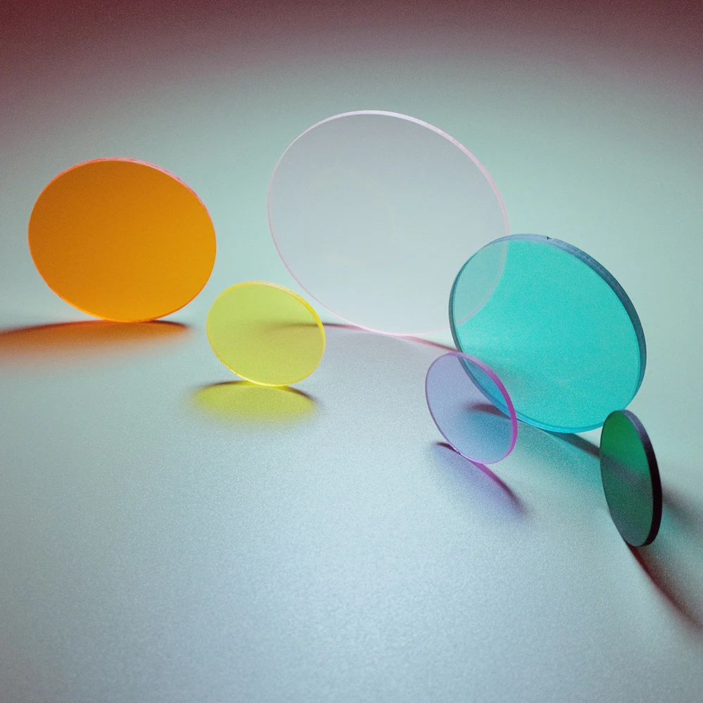 China Manufacture Customized Optical Heat Absorption Glass GRB1 KG1 GRB3 KG3 Filter For Shadowless Lamp