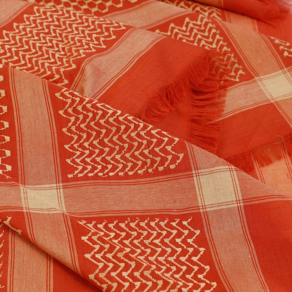 Factory woven pattern keffiyeh muslim arabic windproof desert wrap shawl shemagh hijab square man polyester scarfs yashmagh
